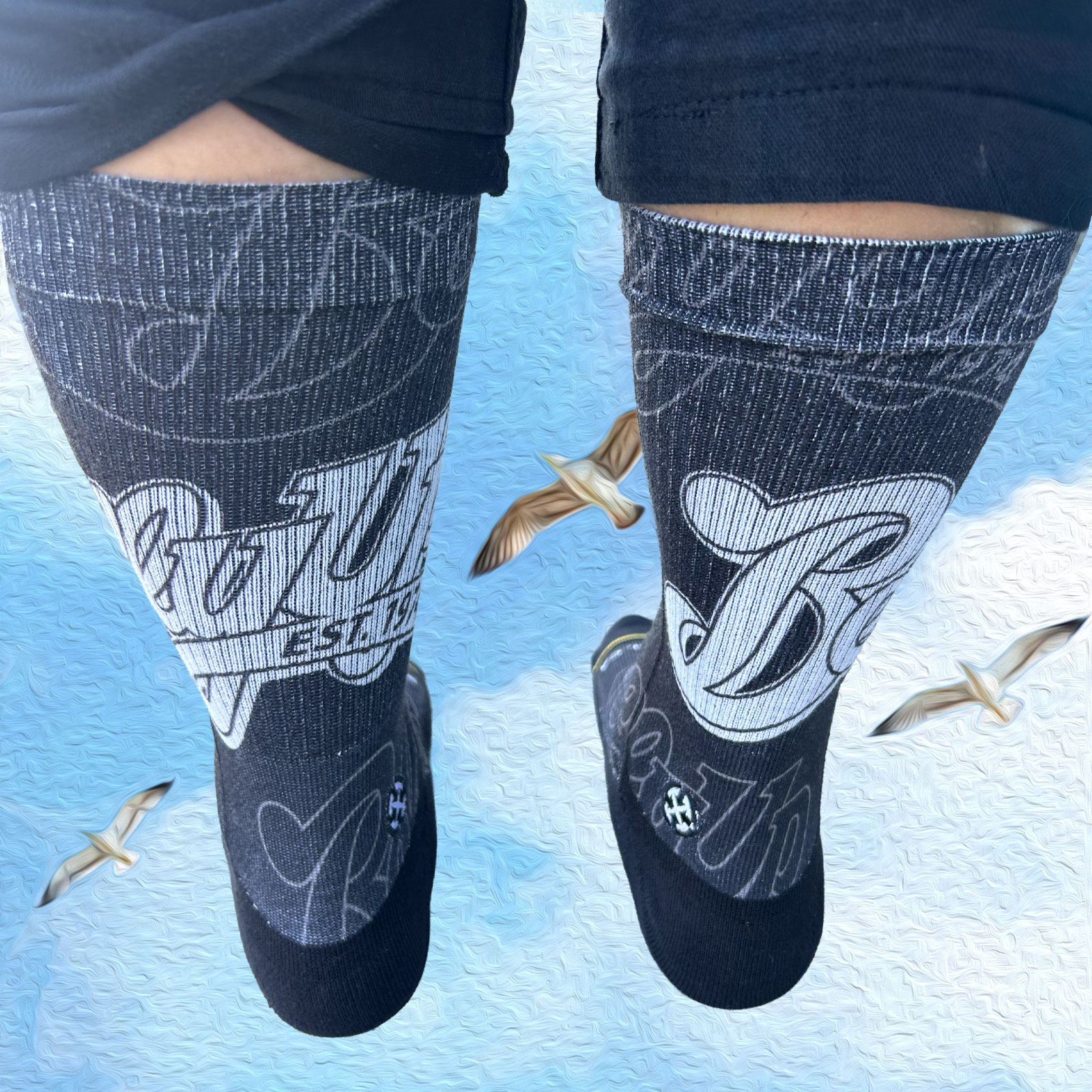 back of Socks