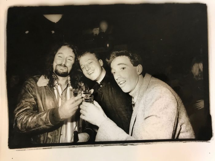 Country Dick Montana(left) and fans